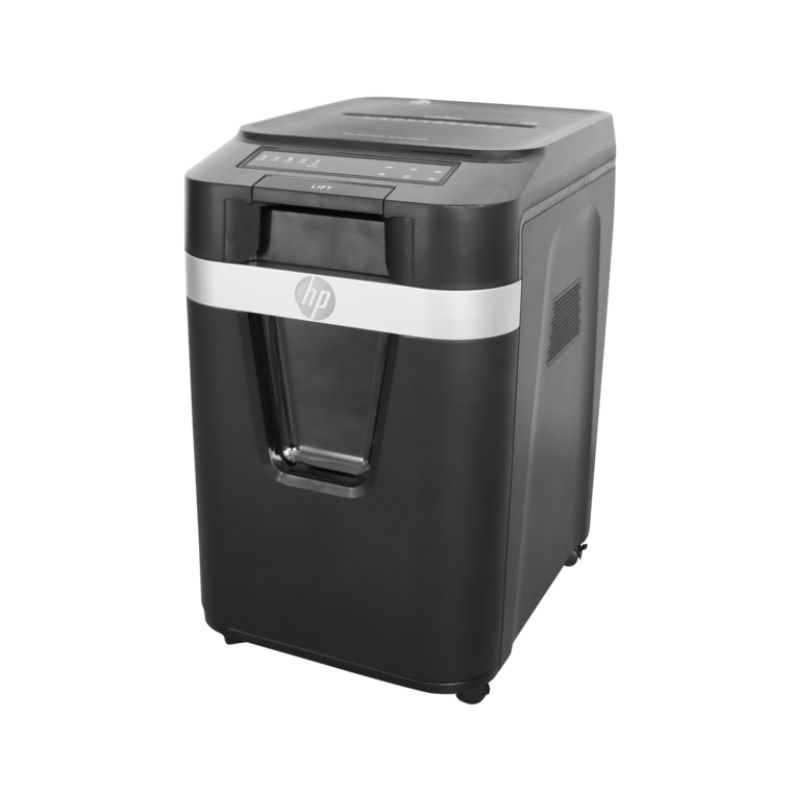 HP Pro Shredder Auto 200ΜC – 2821 Kαταστροφέας εγγράφων με συνδετήρες και καρτών Micro Cut P5 – 10 Manual /200 Auto x A4 – 32.2L Μαύρος 